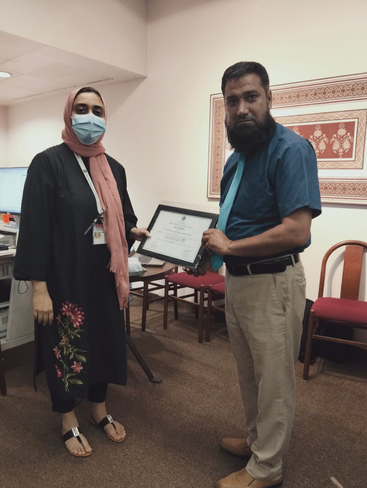 Award handover image